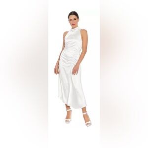 NWT ivy + blu Women's Mock-Neck Jersey Sheath Dress